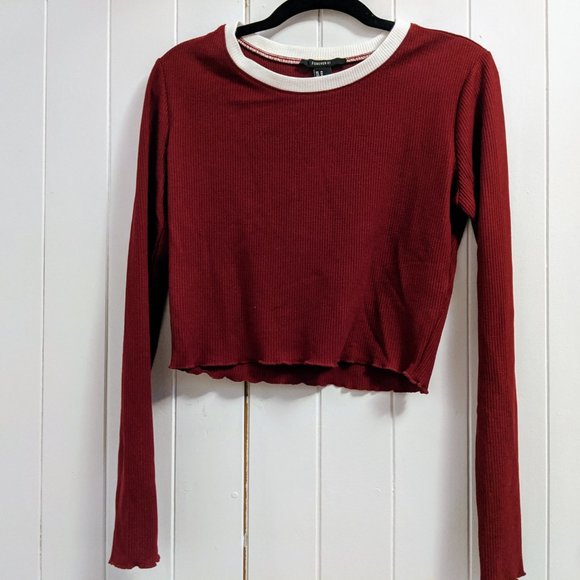 Long sleeves crop top - Picture 1 of 3